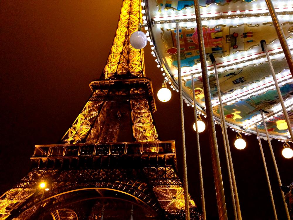 Paris-Eiffel Tower at Night